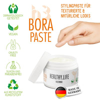 HEALTHY LIFE VIENNA Bora Paste 50ml - Matte Stylingpaste für texturierte, natürliche Looks - HauptSacheShop