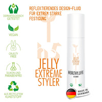 HEALTHY LIFE VIENNA Jelly Extreme Styler 100ml - Reflektierendes Haargel für extra starke Festigung - HauptSacheShop