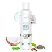 HEALTHY.LIFE VIENNA Active Refresh Shampoo 200ml mit Koffein & Grünem Tee - HauptSacheShop