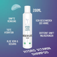 HEALTHY.LIFE VIENNA Hydro Vitamin Shampoo 200ml mit Aloe Vera & Seegras - HauptSacheShop
