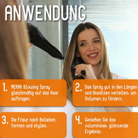 HEALTHY.LIFE VIENNA Merak Blowing Spray 300ml - Hairspray for Natural, Bouncy Hold - HauptSacheShop