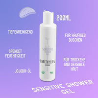 HEALTHY.LIFE VIENNA Sensitive Shower Gel 200ml mit Jojoba - Öl - HauptSacheShop
