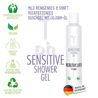 HEALTHY.LIFE VIENNA Sensitive Shower Gel 200ml mit Jojoba - Öl - HauptSacheShop