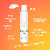 HEALTHY.LIFE VIENNA Sun Care Shampoo 200ml mit Panthenol & Agave - HauptSacheShop