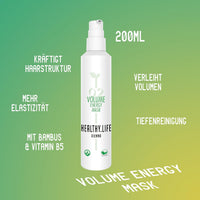 HEALTHY.LIFE VIENNA Volume Energy Mask 200ml - Fülle und Volumen für feines Haar - HauptSacheShop