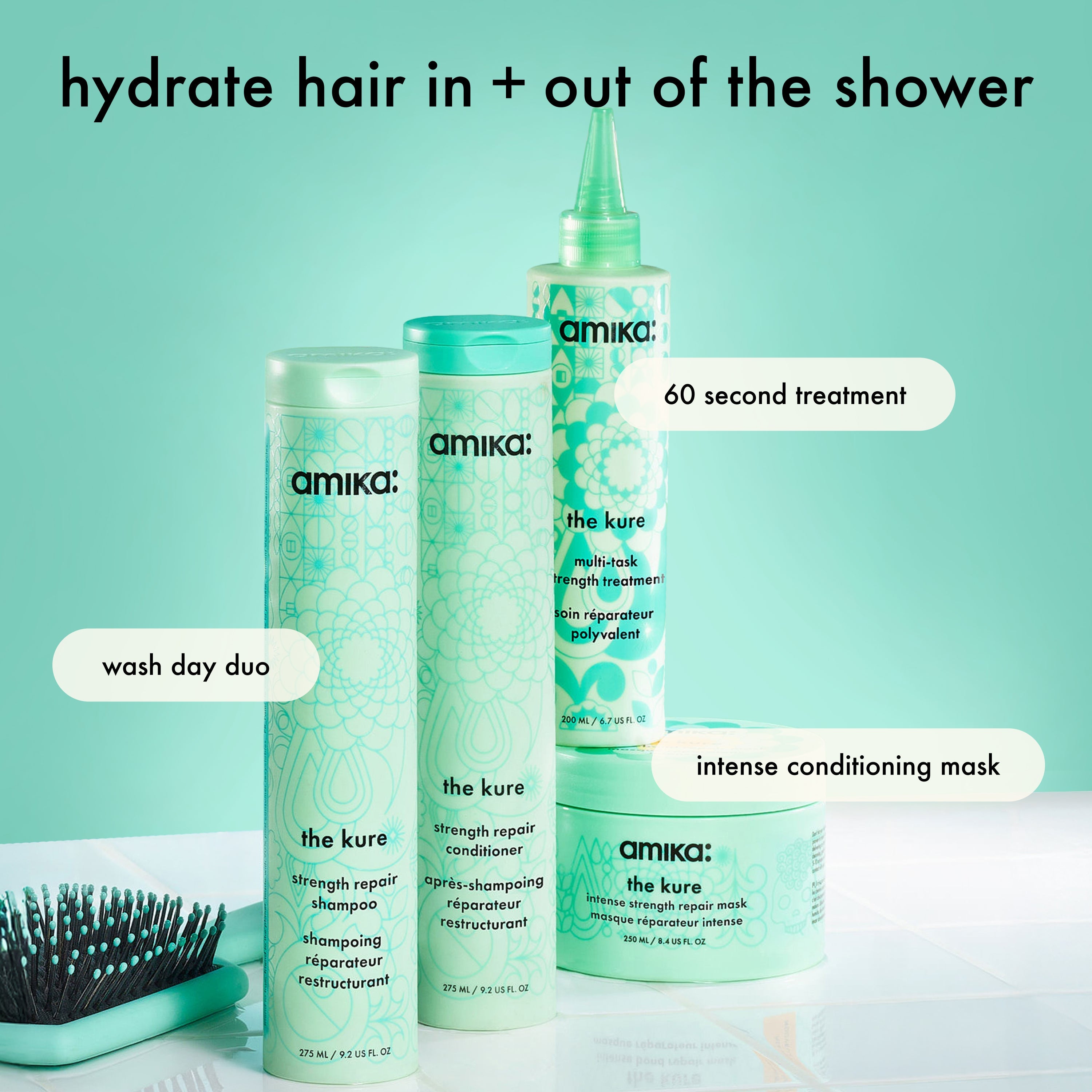amika the kure strength repair conditioner – amika Haarpflege