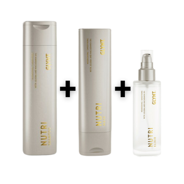 Glynt Set Nutri Shampoo 250ml + Nutri Mask 200ml + Nutri Elixir 100ml