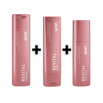 Glynt Set Revital Shampoo 250ml + Revital Mask 200ml + Revital Care Spray 150ml