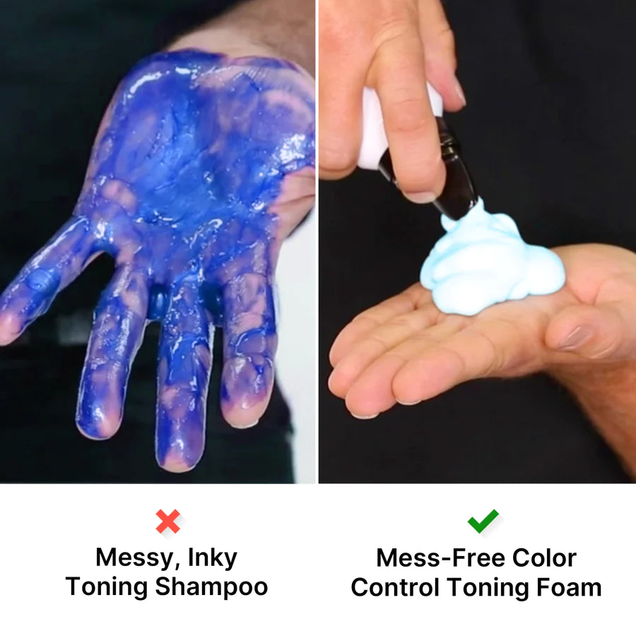 Color Control Blue Toning and Styling Foam