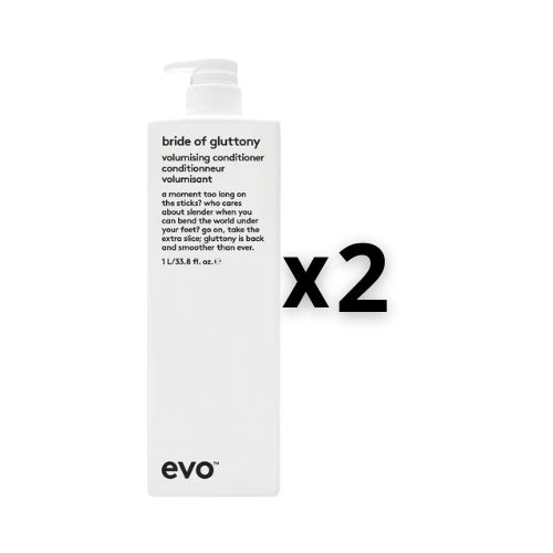 Evo Set 2x Bride of Gluttony Volumising Conditioner 1000ml - HauptSacheShop
