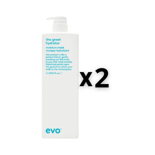 Evo Set 2x The Great Hydrator Moisture Mask 1000ml - HauptSacheShop