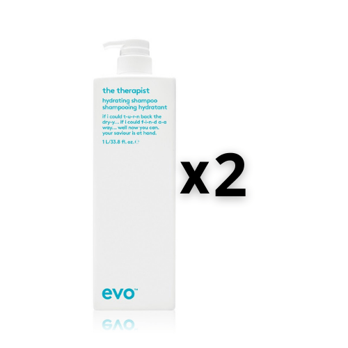 Evo Set 2x The Therapist Hydrating Shampoo 1000ml - HauptSacheShop