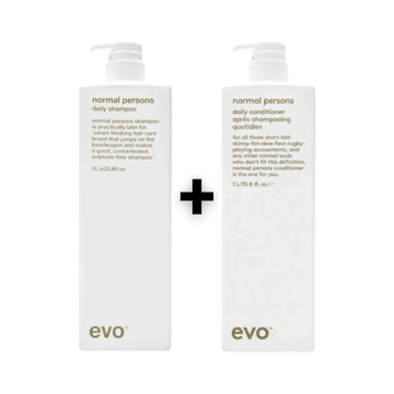 Evo Set Normal Persons Daily Shampoo 1000ml + Normal Persons Daily Conditioner 1000ml - HauptSacheShop