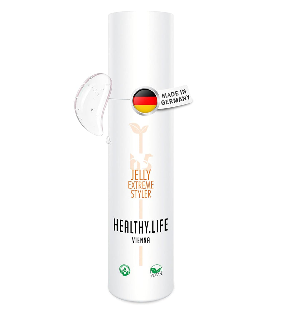 HEALTHY LIFE VIENNA Jelly Extreme Styler 100ml - Reflektierendes Haargel für extra starke Festigung - HauptSacheShop