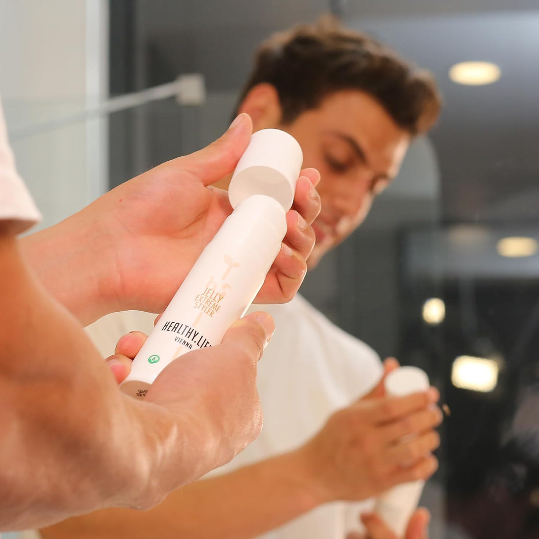 HEALTHY LIFE VIENNA Jelly Extreme Styler 100ml - Reflektierendes Haargel für extra starke Festigung - HauptSacheShop