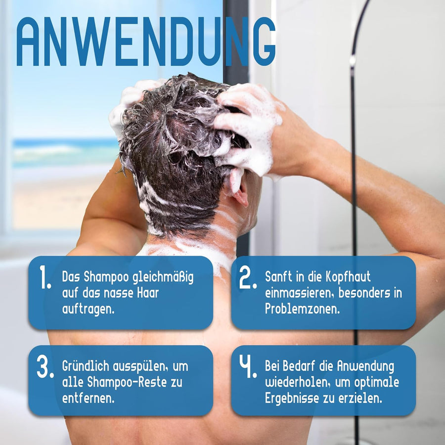 HEALTHY.LIFE VIENNA Active Refresh Shampoo 200ml mit Koffein & Grünem Tee - HauptSacheShop