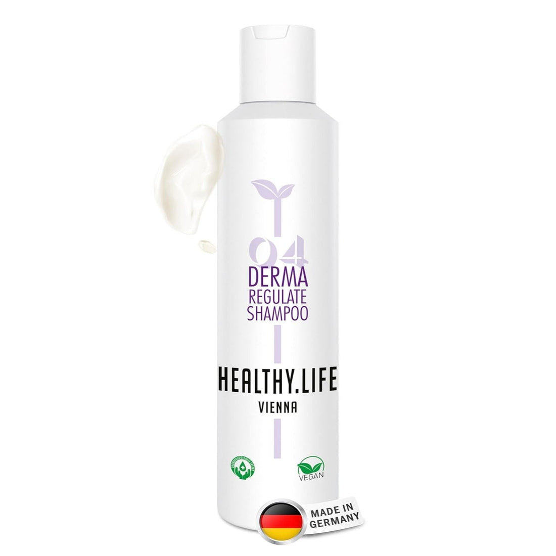 HEALTHY.LIFE VIENNA Derma Regulate Shampoo 200ml mit Zink & Salicylsäure - Anti Schuppenshampoo für juckende Kopfhaut - HauptSacheShop