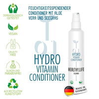 HEALTHY.LIFE VIENNA Hydro Vitamin Conditioner 200ml - Feuchtigkeits - Kick für jeden Haartyp - HauptSacheShop