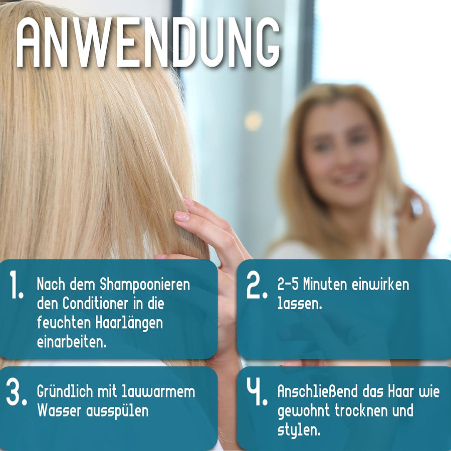 HEALTHY.LIFE VIENNA Hydro Vitamin Conditioner 200ml - Feuchtigkeits - Kick für jeden Haartyp - HauptSacheShop