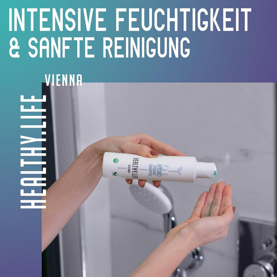 HEALTHY.LIFE VIENNA Hydro Vitamin Shampoo 200ml mit Aloe Vera & Seegras - HauptSacheShop