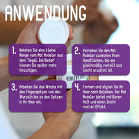 HEALTHY.LIFE VIENNA Mat Modeler 50ml - Haarwachs für mehr Volumen Matt - Effekt - HauptSacheShop