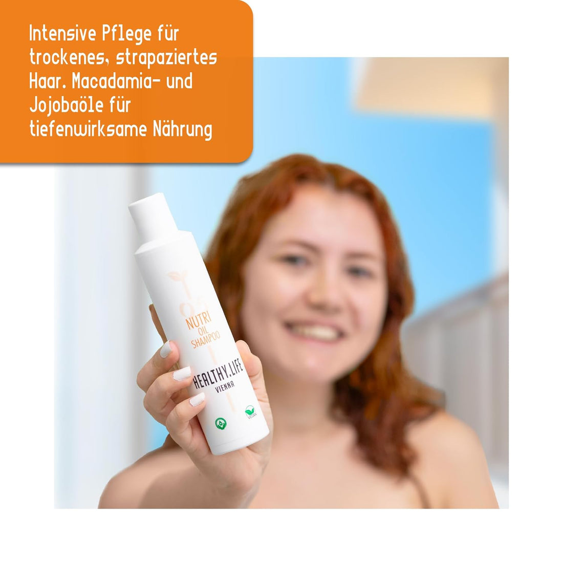 HEALTHY.LIFE VIENNA Nutri Oil Shampoo 200ml mit Jojoba & Macadamia - HauptSacheShop