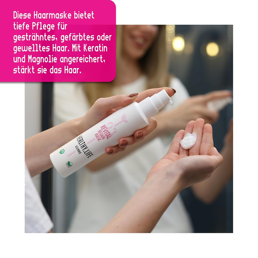 HEALTHY.LIFE VIENNA Revital Regain Mask 200ml - Pflege und Schutz für Coloriertes Haar - HauptSacheShop