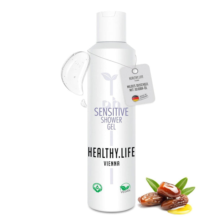HEALTHY.LIFE VIENNA Sensitive Shower Gel 200ml mit Jojoba - Öl - HauptSacheShop
