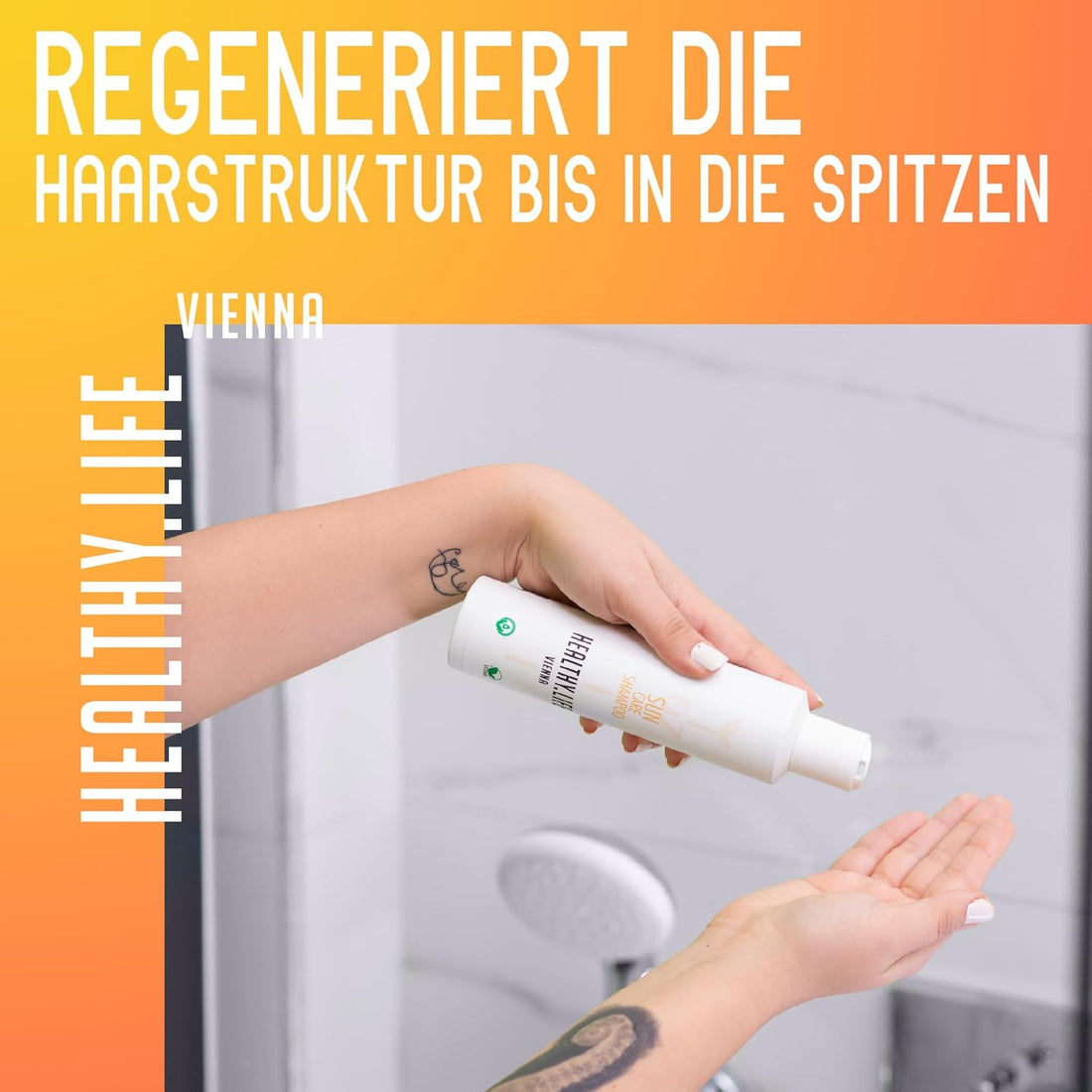 HEALTHY.LIFE VIENNA Sun Care Shampoo 200ml mit Panthenol & Agave - HauptSacheShop