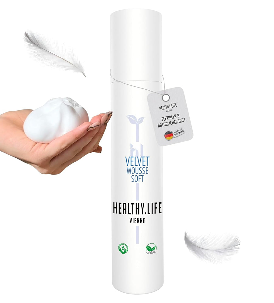HEALTHY.LIFE VIENNA Velvet Mousse Soft 200ml Volumen Schaumfestiger - HauptSacheShop