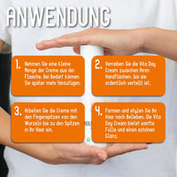 HEALTHY.LIFE VIENNA Vita Day Cream 100ml - Föhncreme für Feuchtigkeit, Fülle und Glanz - HauptSacheShop