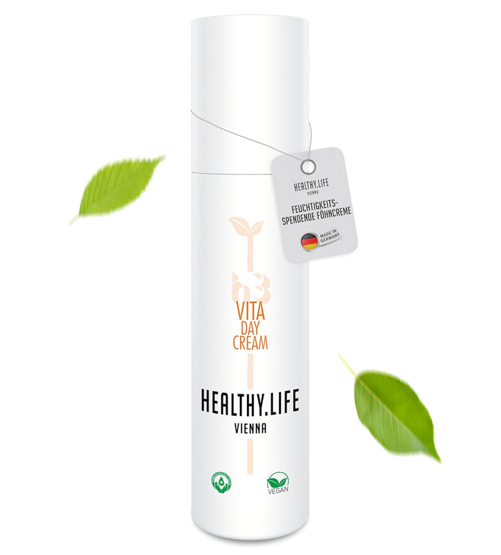 HEALTHY.LIFE VIENNA Vita Day Cream 100ml - Föhncreme für Feuchtigkeit, Fülle und Glanz - HauptSacheShop