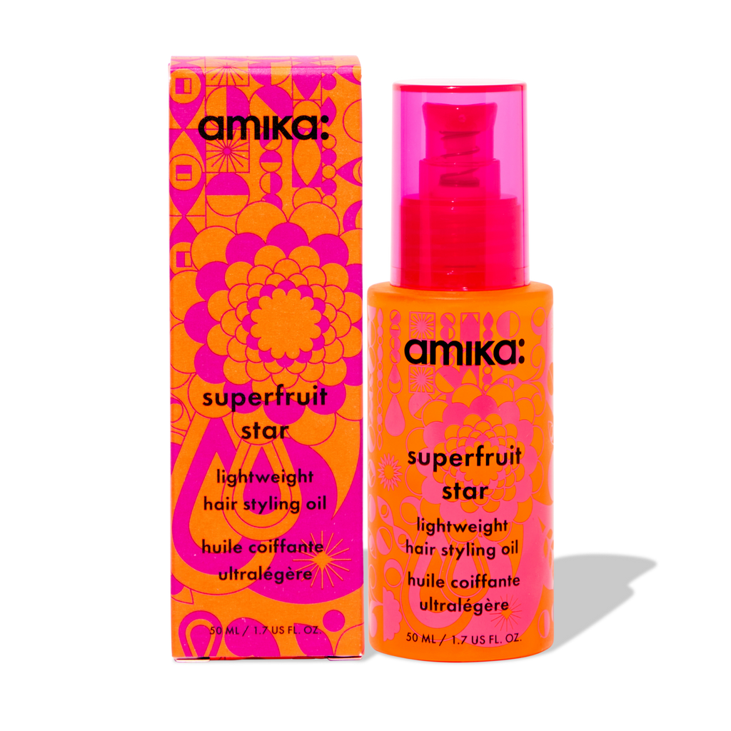 amika superfruit star lightweight hair styling oil – amika Haarpflege