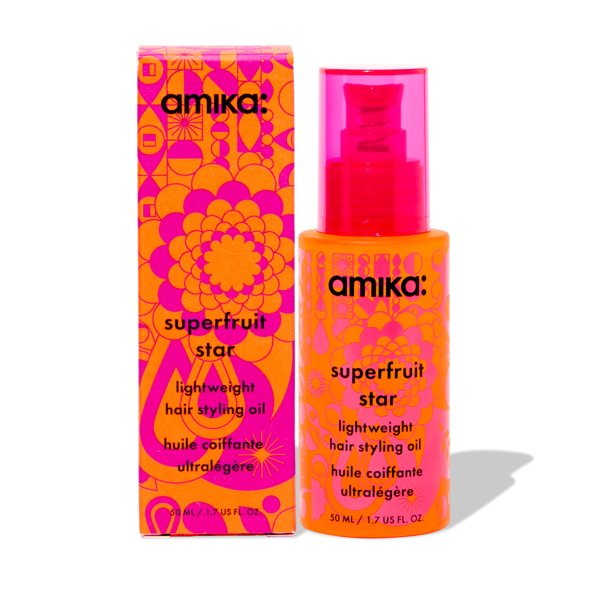 amika superfruit star lightweight hair styling oil – amika Haarpflege