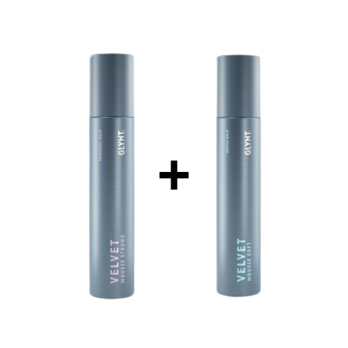 Glynt Set Velvet Mousse Strong 200ml + Velvet Mousse Soft 200ml